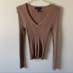 Long Sleeve Rib Top